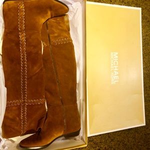 Suede Michael KORS over the knee boots